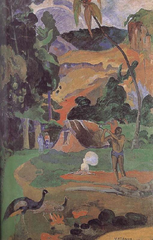 Paul Gauguin There are peacocks scenery China oil painting art